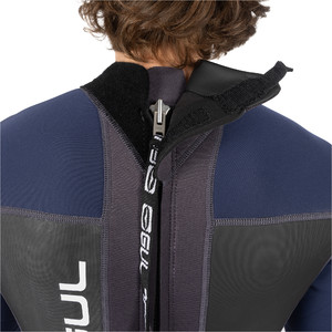 2025 Gul Mens Response 3/2mm Back Zip Wetsuit RE1321-C1 - Grey / Navy